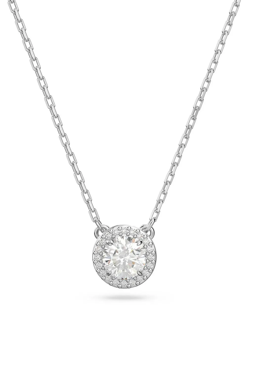 Constella Round Cut Pendant Necklace