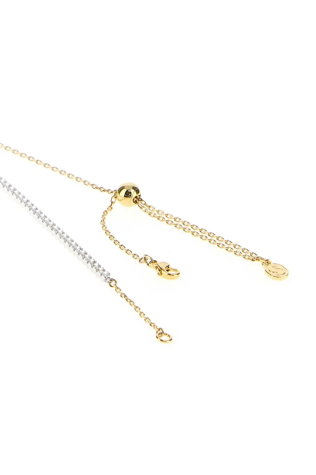 Hyperbola Two-Tone Y Necklace