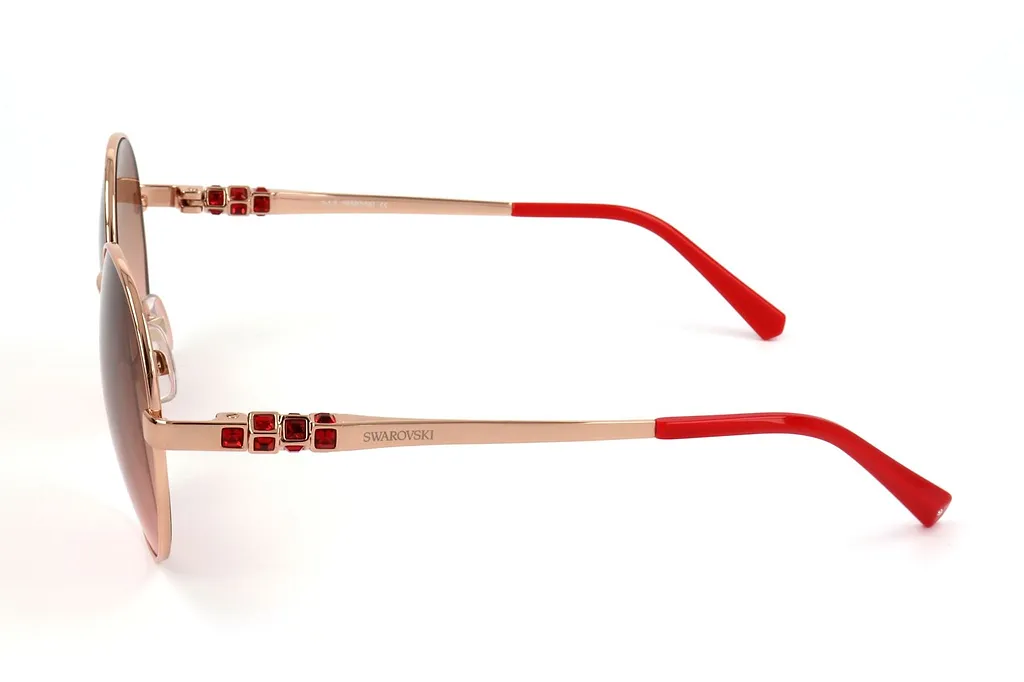 Swarovski Round Frame Sunglasses
