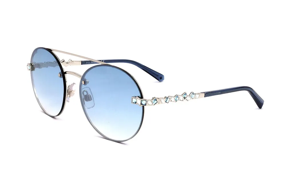 Swarovski Round Frame Sunglasses