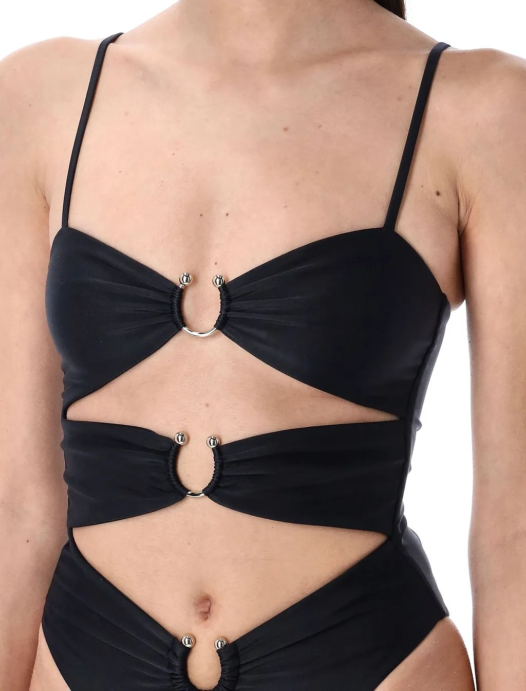 Malibu Buckle Cut-Out Swimsuit