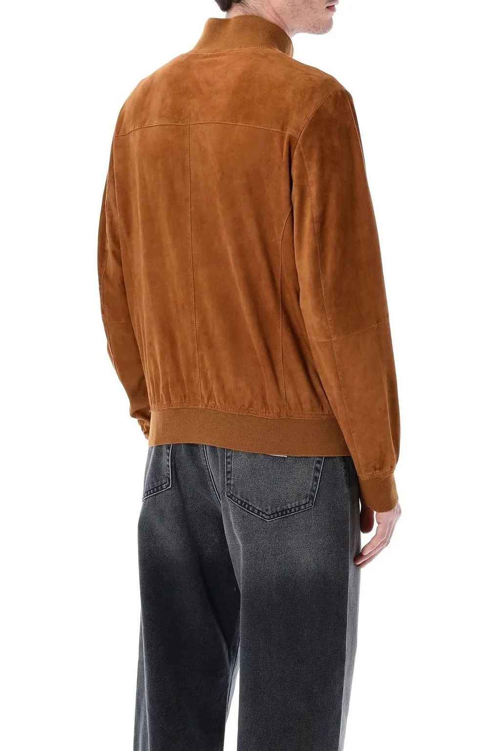 Sword Buttoned Stand-Collar Jacket