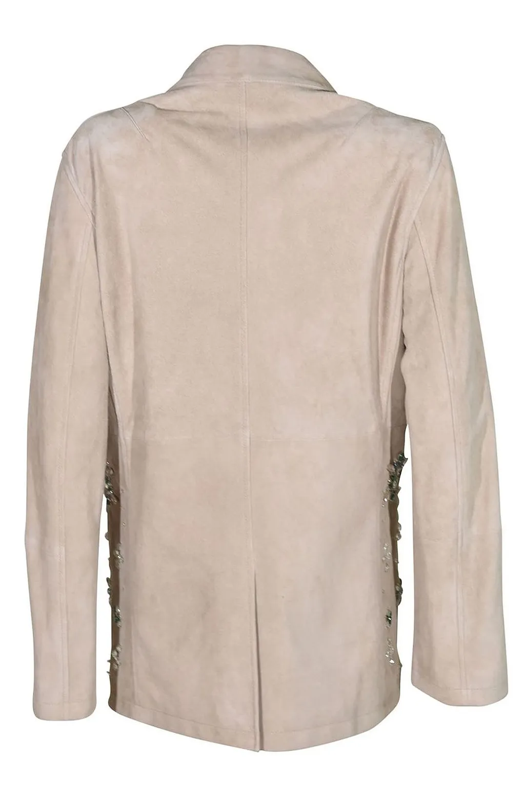 Embellished Single-Breasted Blazer