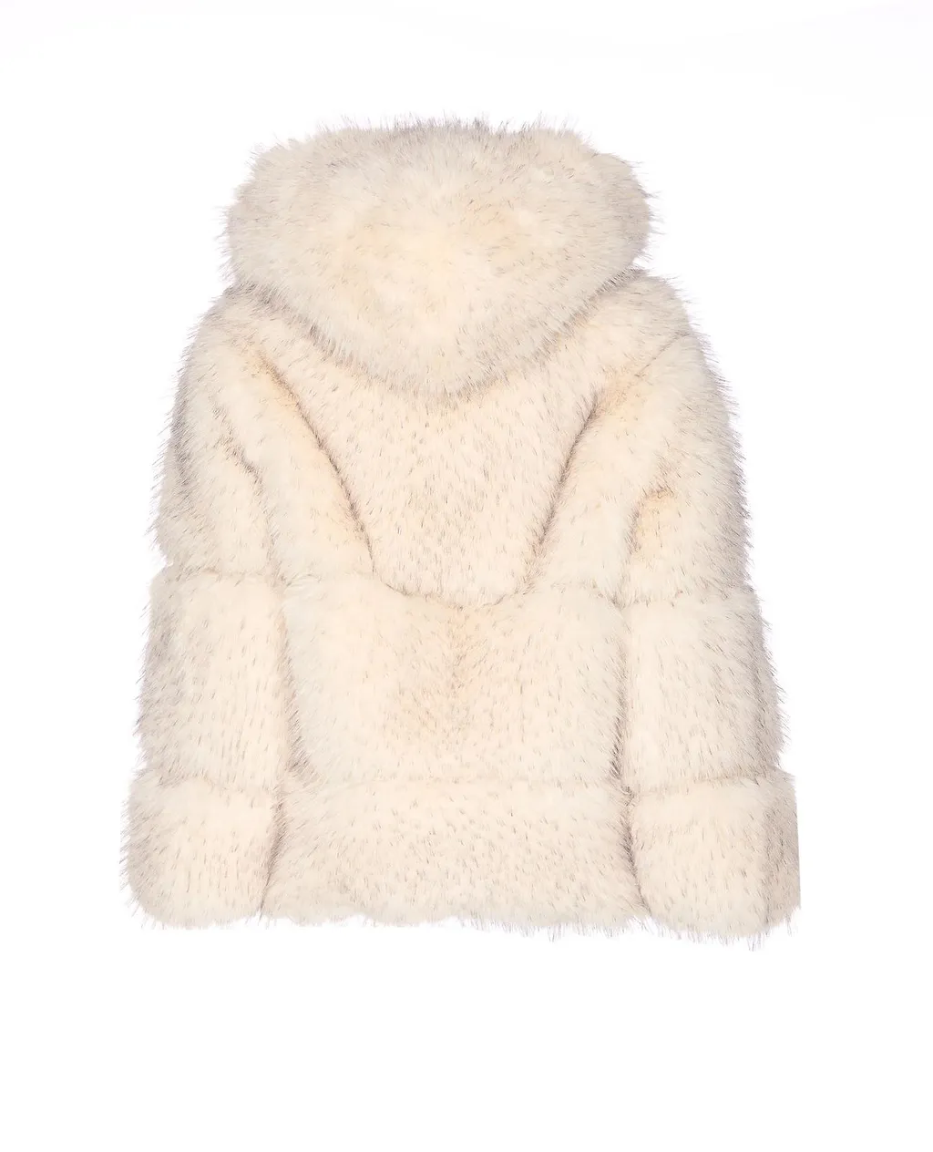 Sword Faux Fur Hooded Coat