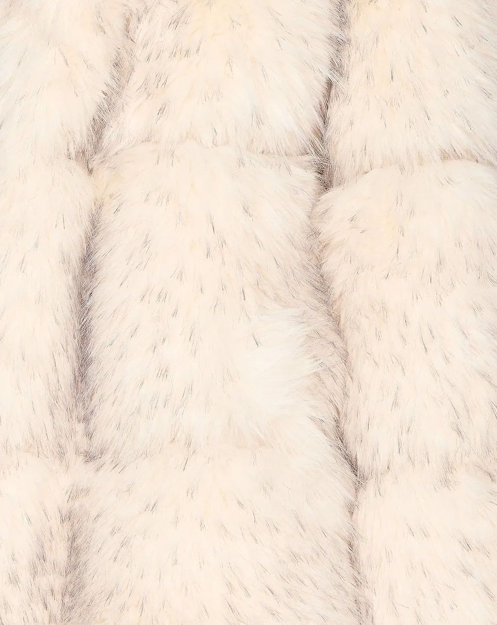 Sword Faux Fur Hooded Coat