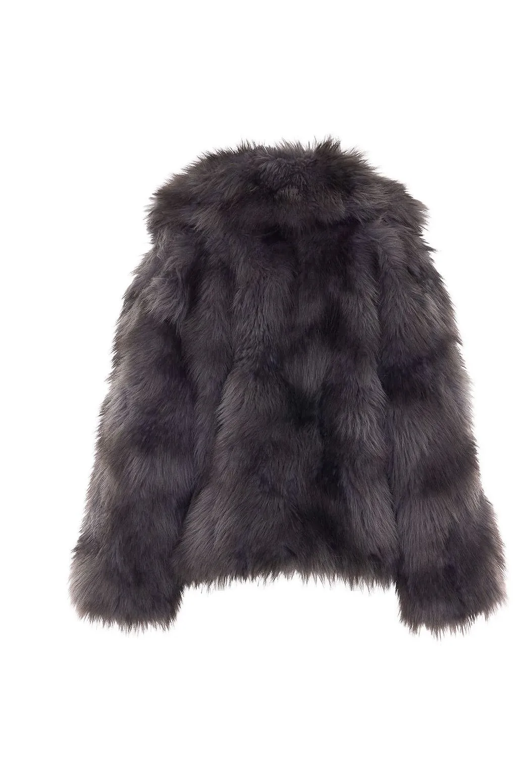 Sword Faux Fur Hook-Front Jacket