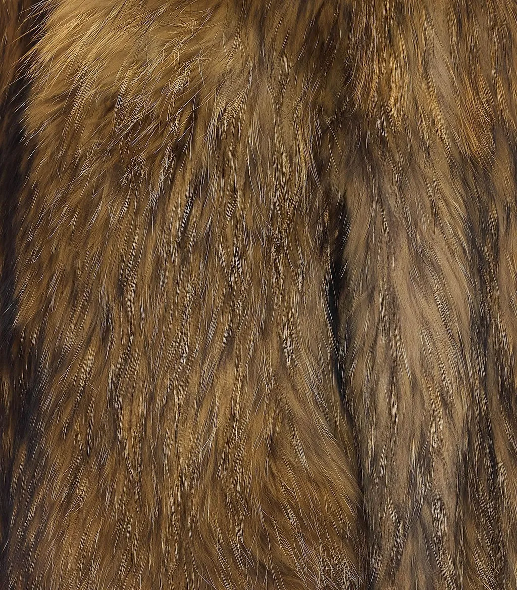 Sword Hook-Front Faux Fur Jacket