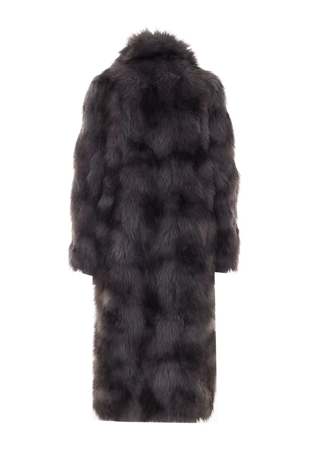 Sword Long Faux Fur Coat