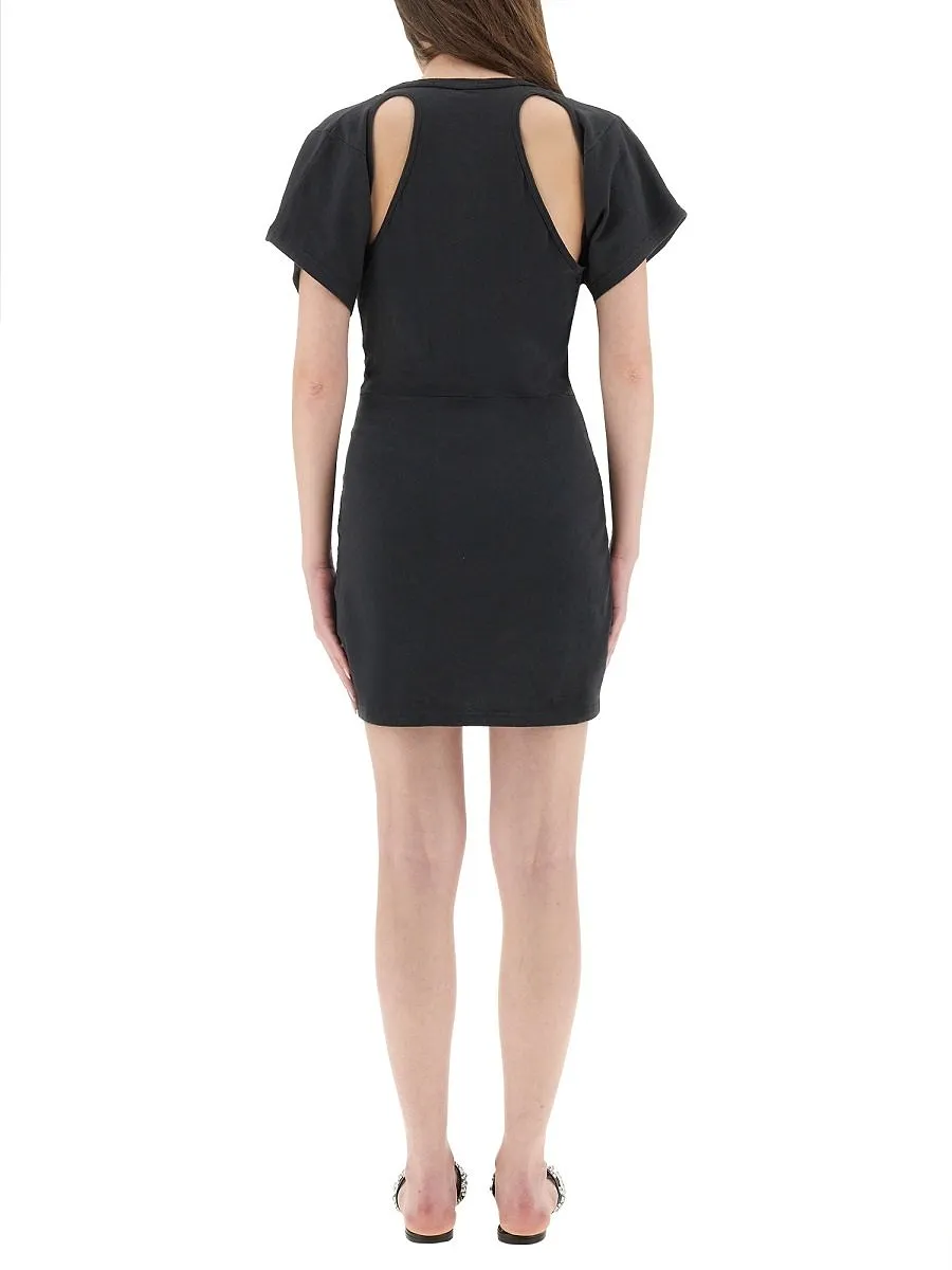 T By Alexander Wang Deconstructed Short Dress