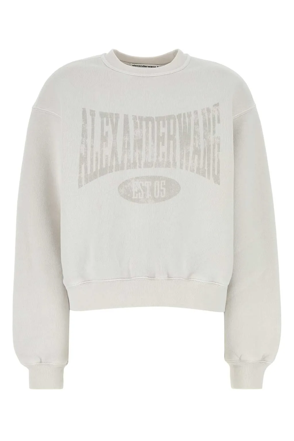 Logo Printed Drop Shoulder Sweatshirt
