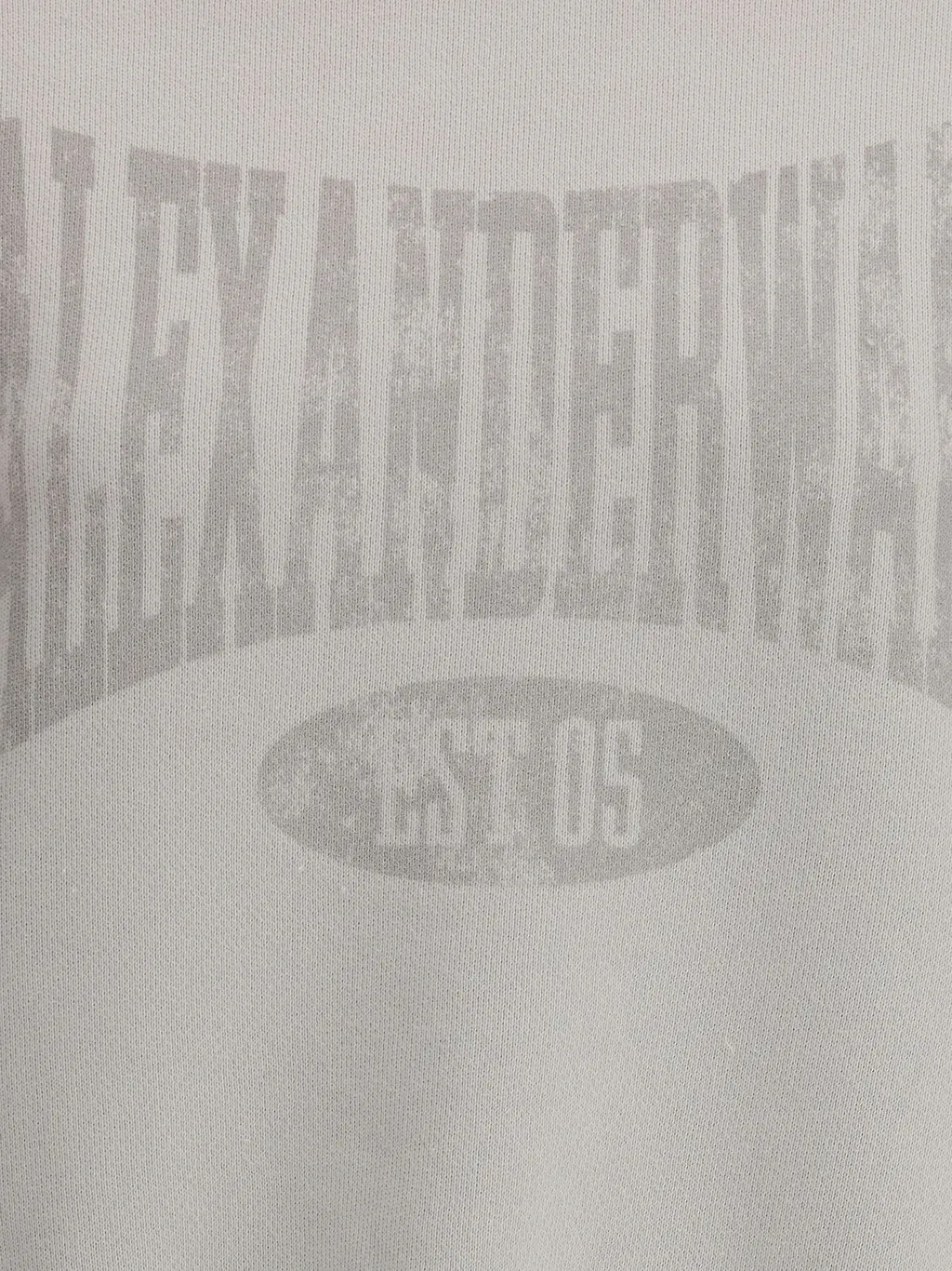 Logo Printed Drop Shoulder Sweatshirt