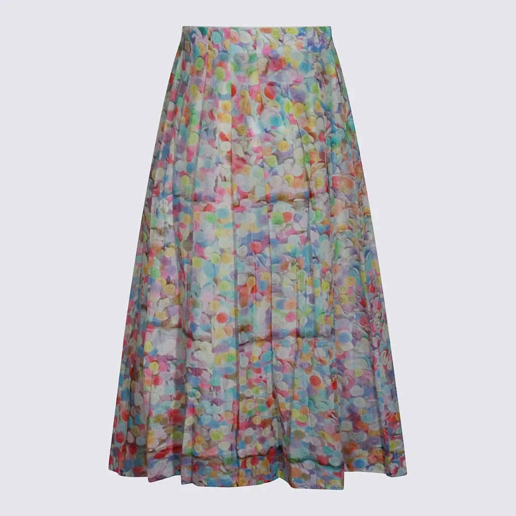 Talking Walls Confetti Print Maxi Skirt