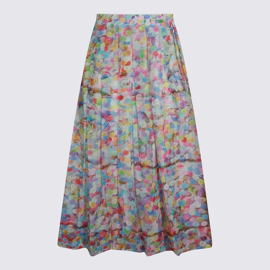 Talking Walls Confetti Print Maxi Skirt
