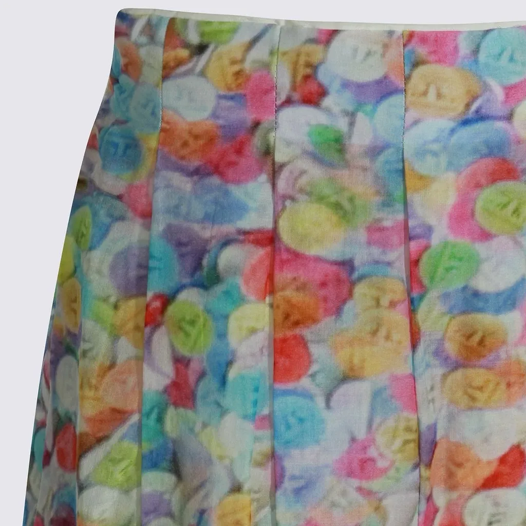 Talking Walls Confetti Print Maxi Skirt
