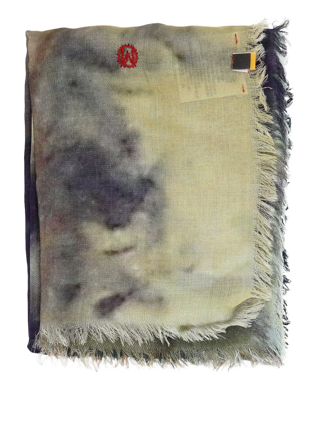 Talking Walls Frayed Edge Printed Scarf