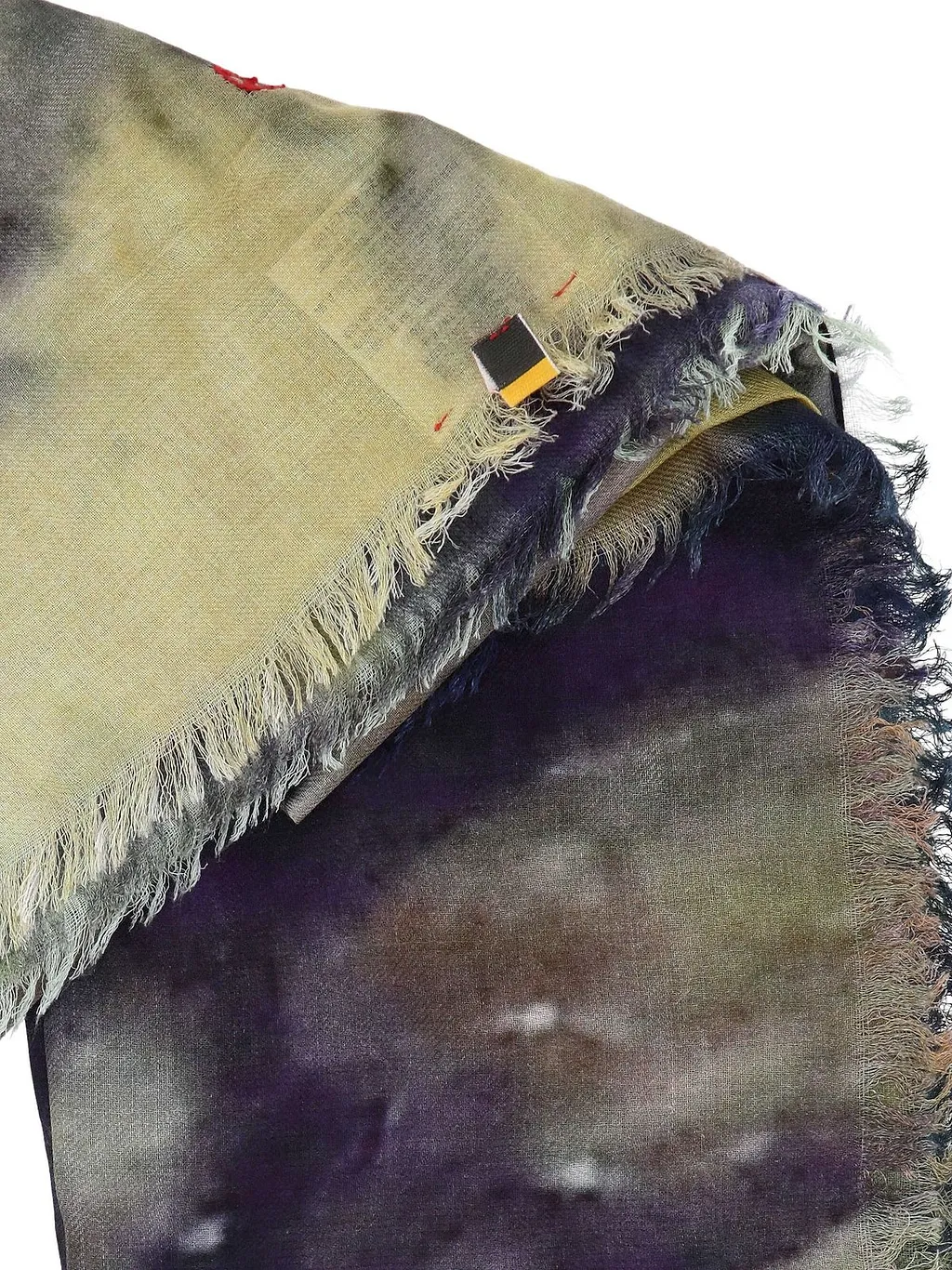 Talking Walls Frayed Edge Printed Scarf