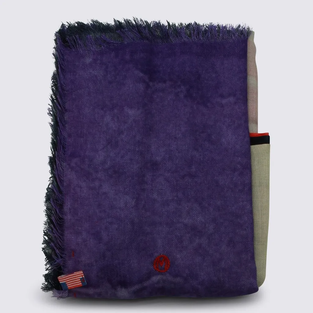 Talking Walls Fringed Printed Scarf