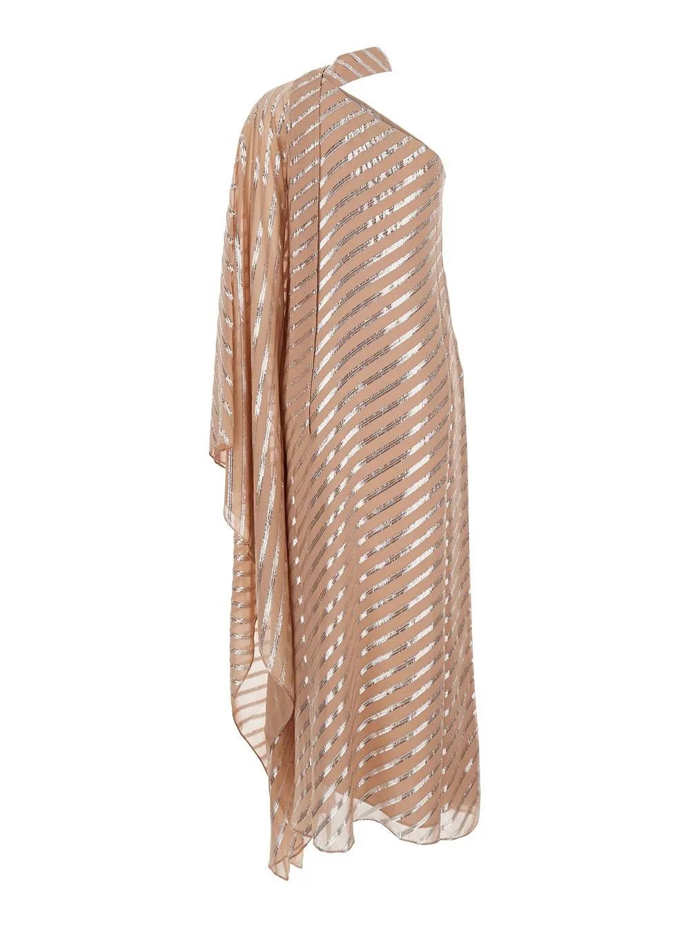 Petra Striped One-Shoulder Dress