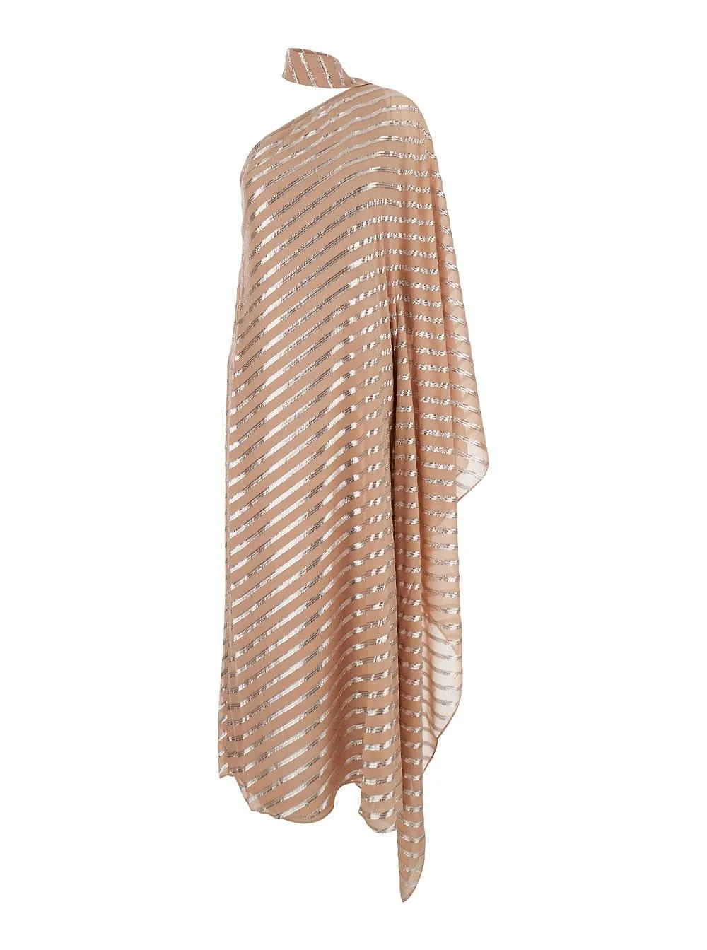 Petra Striped One-Shoulder Dress
