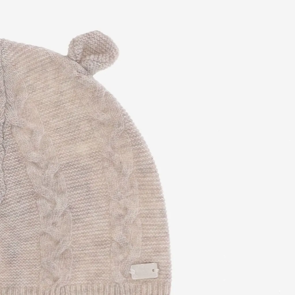 Tartine Et Chocolat Cable-Knit Baby Hat