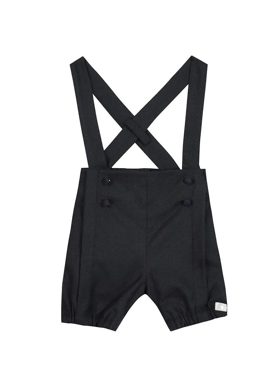 Tartine Et Chocolat Buttoned Suspender Shorts