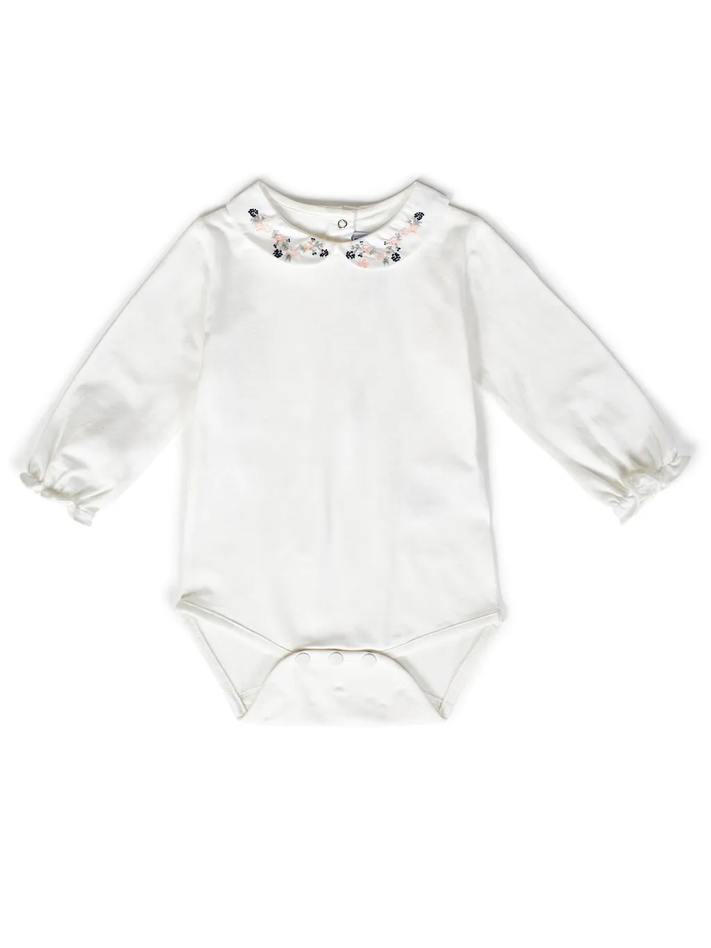 Floral Embellished Long-Sleeved Body