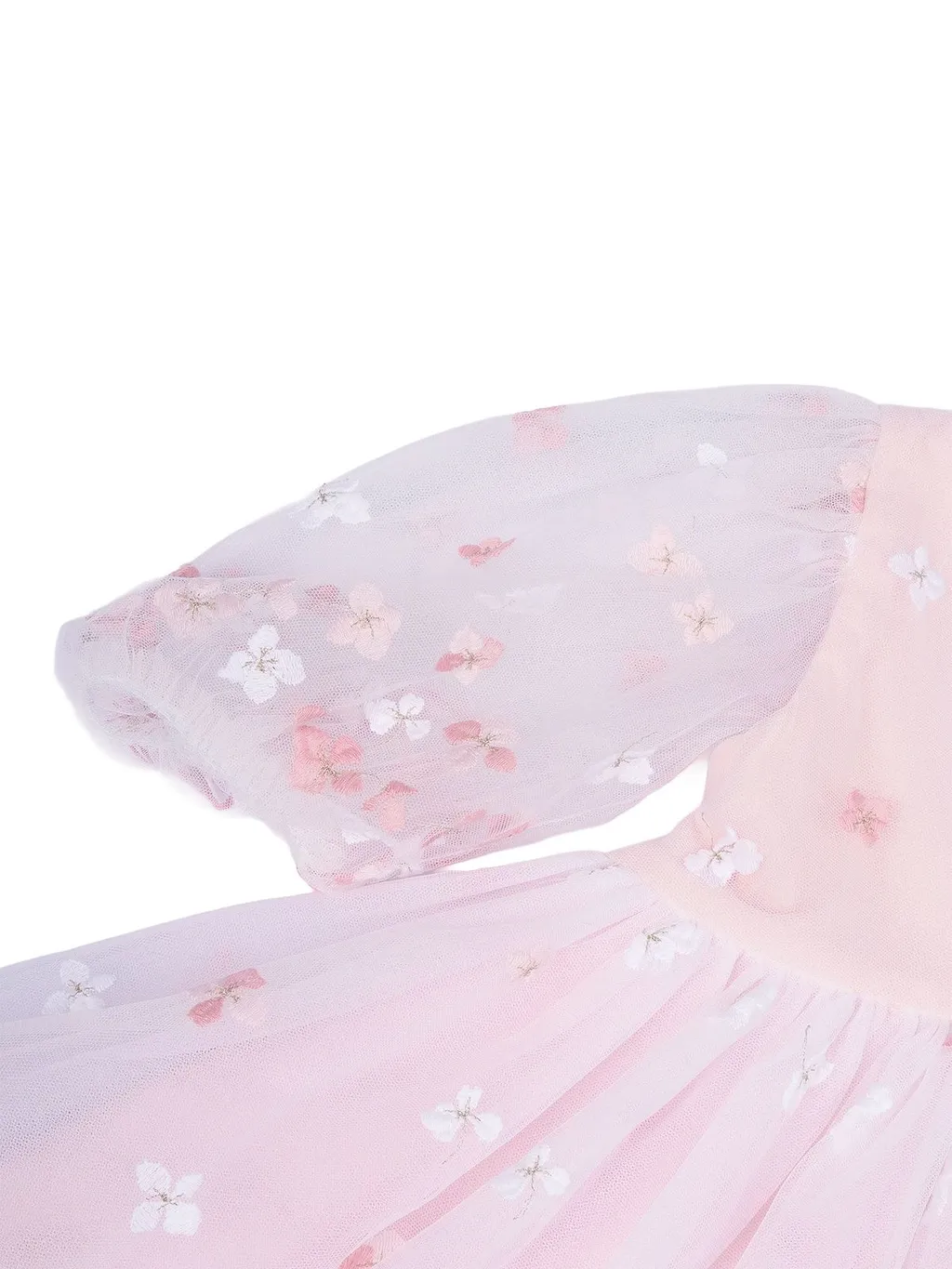 Tartine Et Chocolat Floral-Appliqué Crewneck Dress