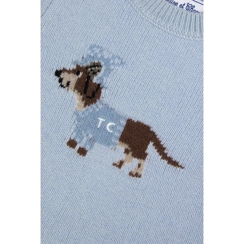 Tartine Et Chocolat Intarsia-Knit Crewneck Jumper