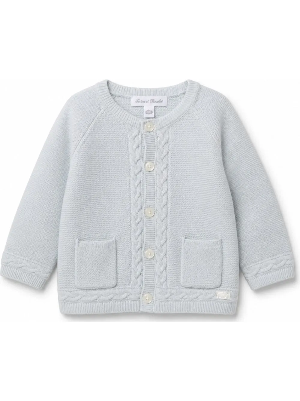 Tartine Et Chocolat Round Neck Cardigan