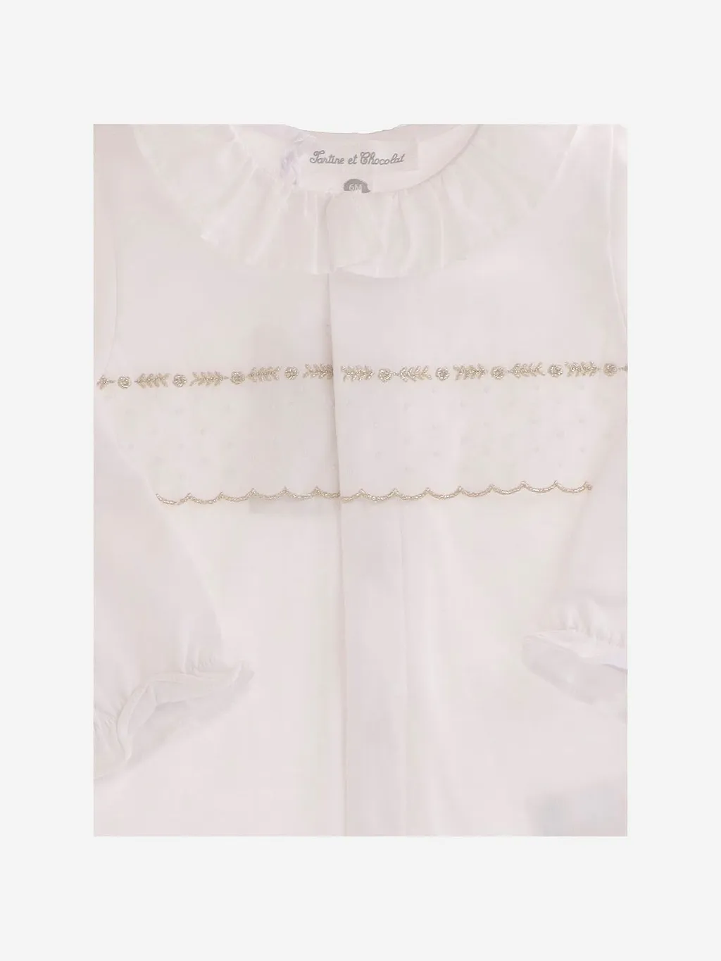 Tartine Et Chocolat Ruffled Trim Onesies