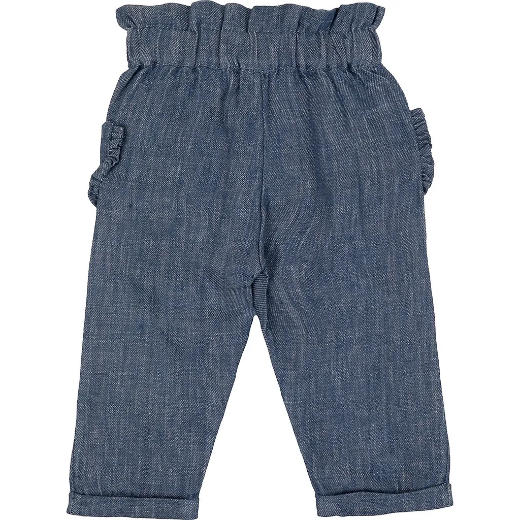 Tartine Et Chocolat Ruffled Straight Leg Pants