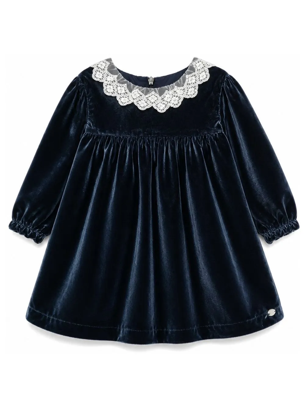 Tartine Et Chocolat Velvet Collar Race Dress