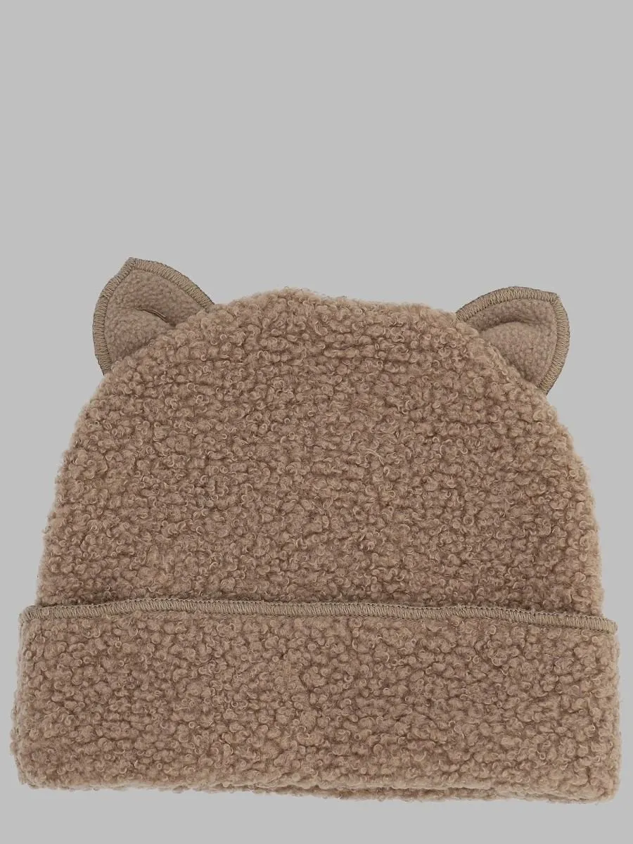 Teddy & Minou Fleece Ear Detail Hat