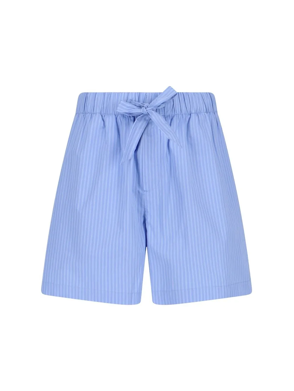 Pinstriped Drawstring Shorts