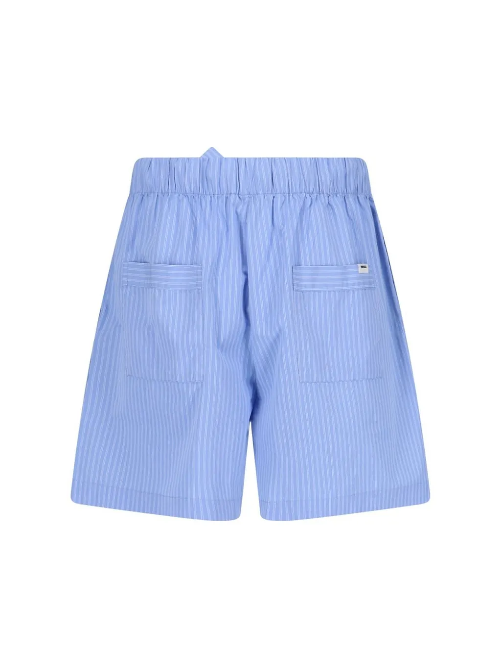 Pinstriped Drawstring Shorts