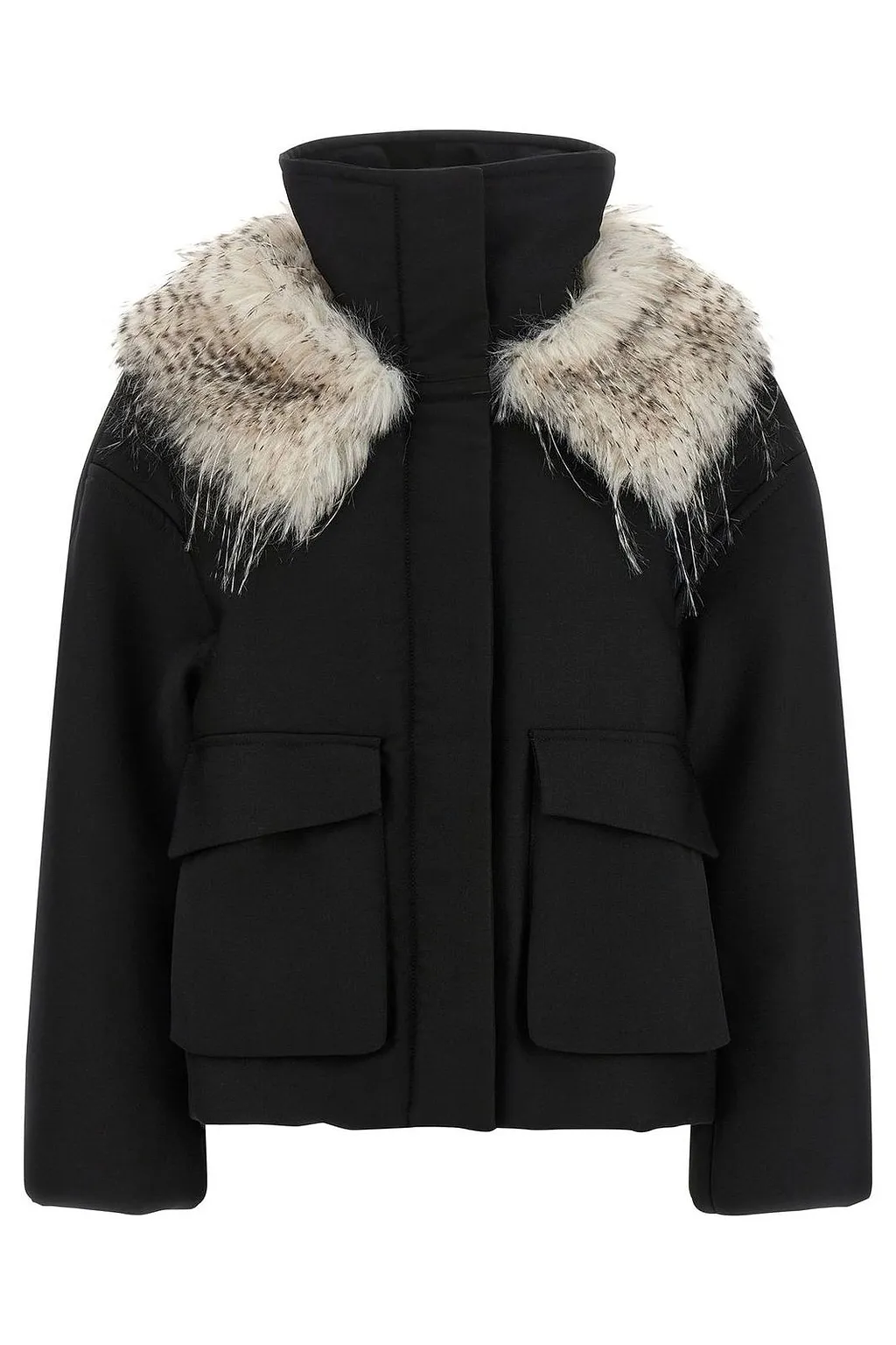 Tela Bobby Fur-Effect Collar Jacket