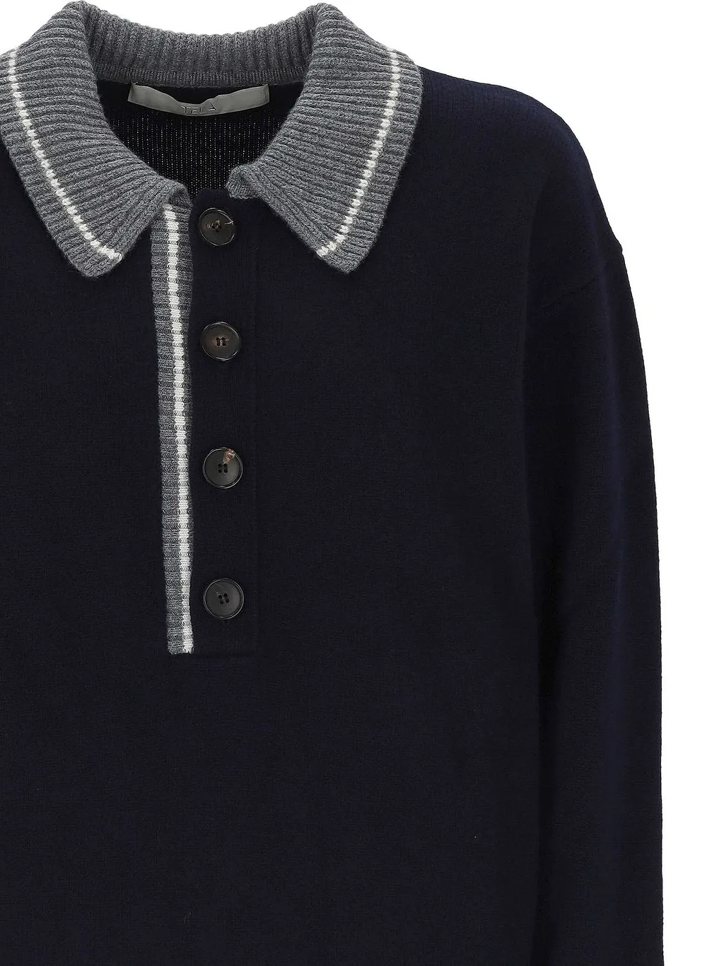 Tela Buttoned Knitted Jumper