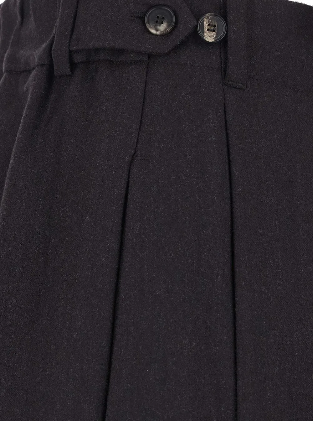 Fox High-Waist Drawstring Pants