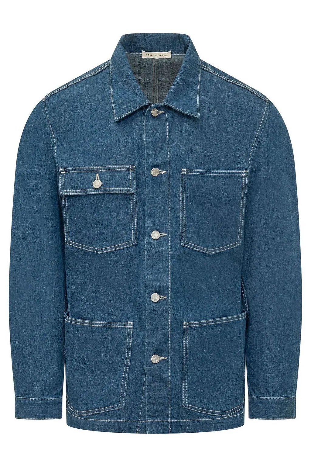 Tela Genova Patch Pocket Denim Jacket