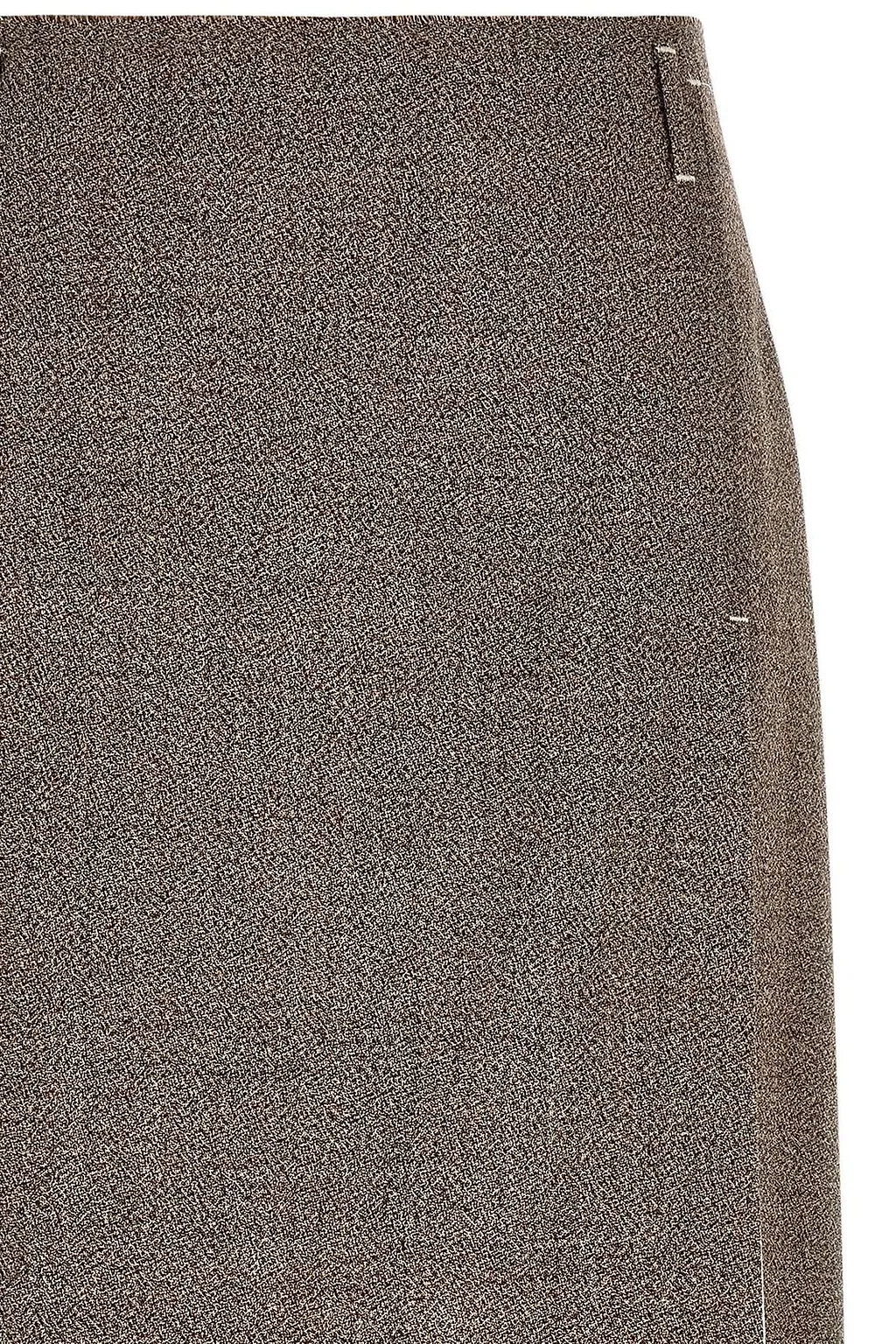Tela Layered-Hem Midi Skirt