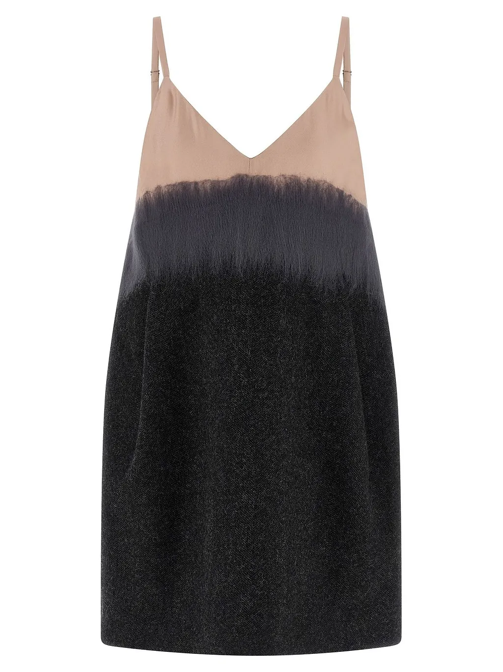 Nikolas Color-Block Slip Dress