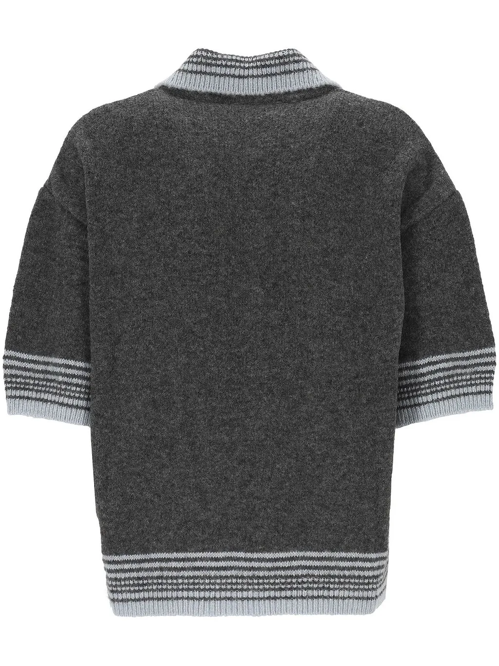 Tela Stripe-Detailed Knitted Polo Shirt