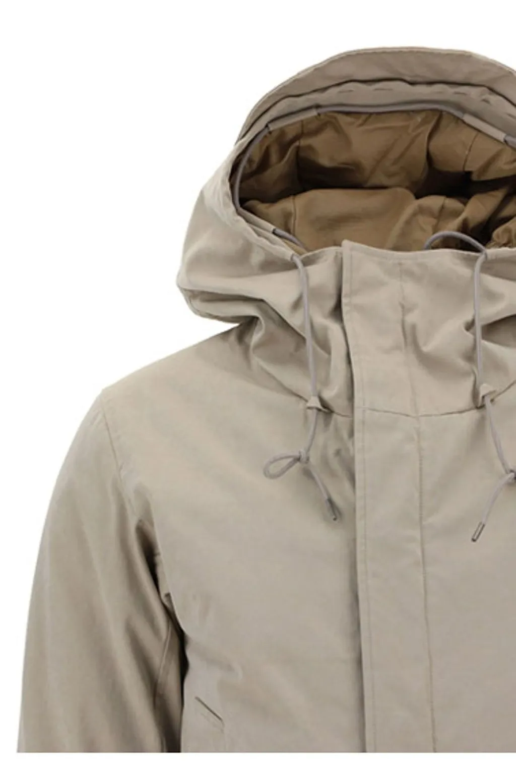 Ten C High Neck Core Quilted Parka