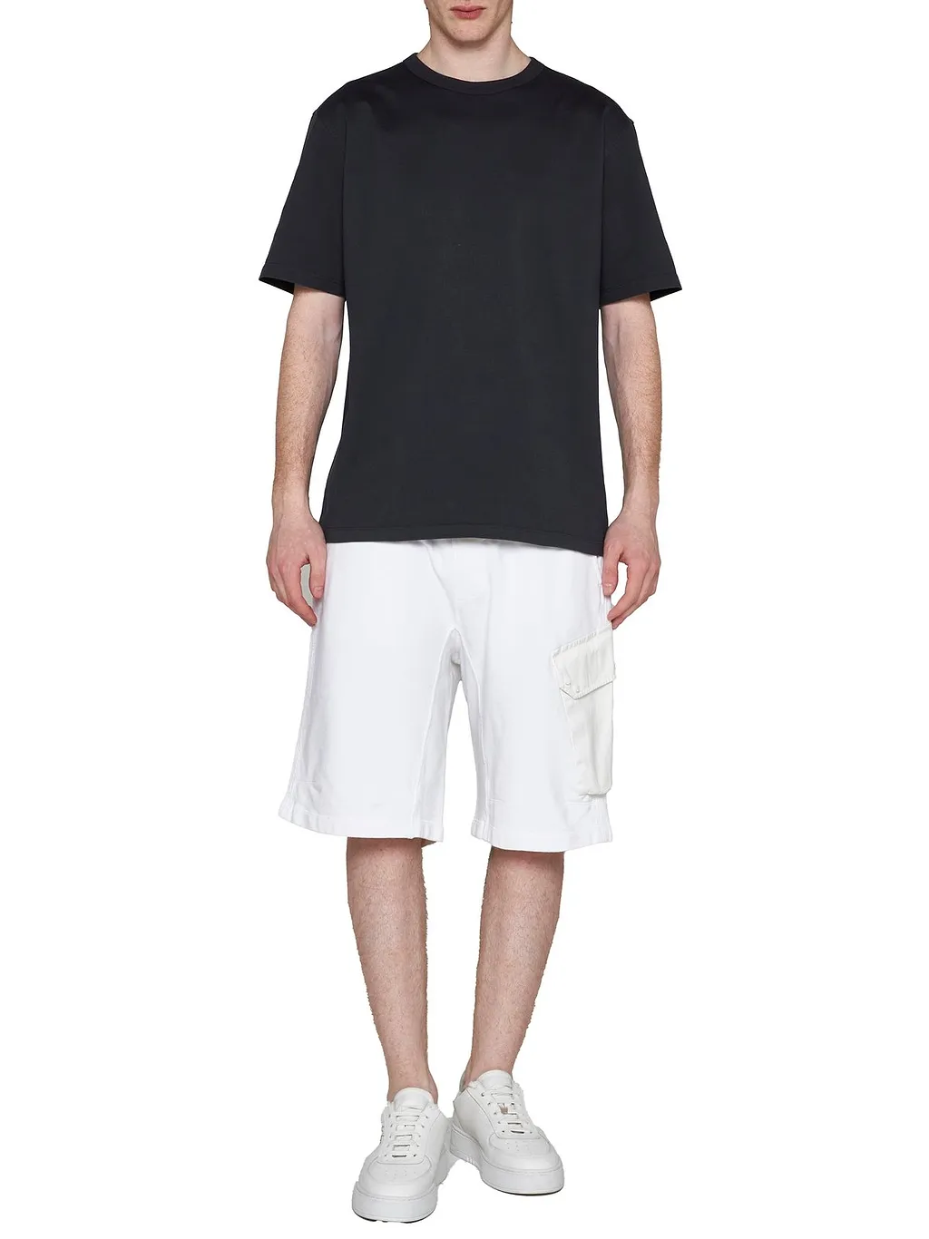 Ten C Elasticated Waistband Cargo Shorts