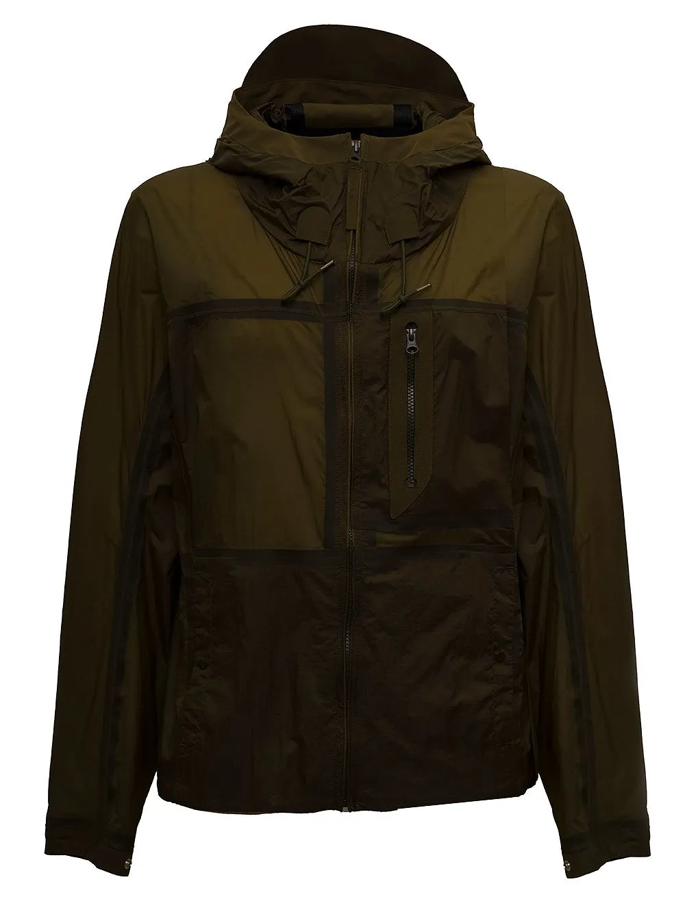 Ten C Lightweight Zip-Front Layered Jacket