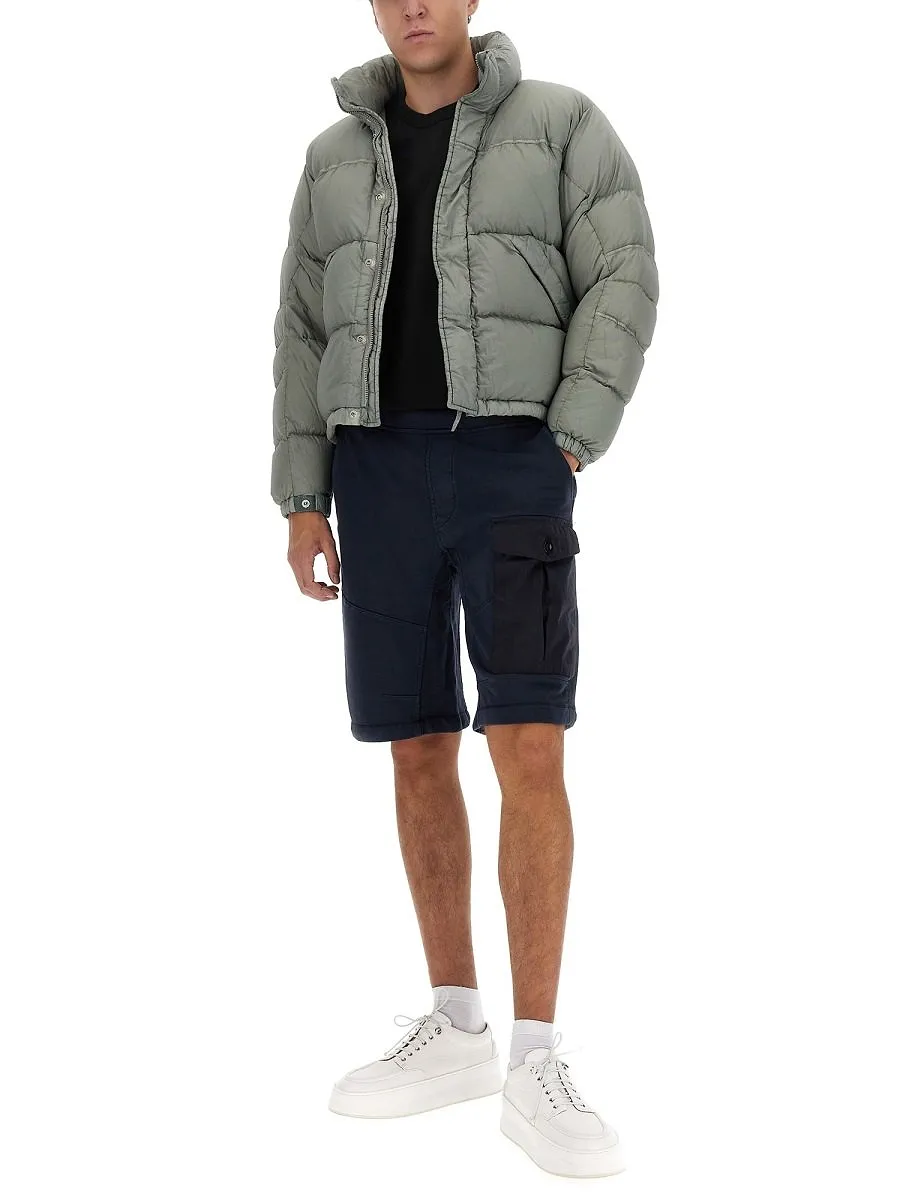 Ten C Long Sleeved Quilted Padded Jacket