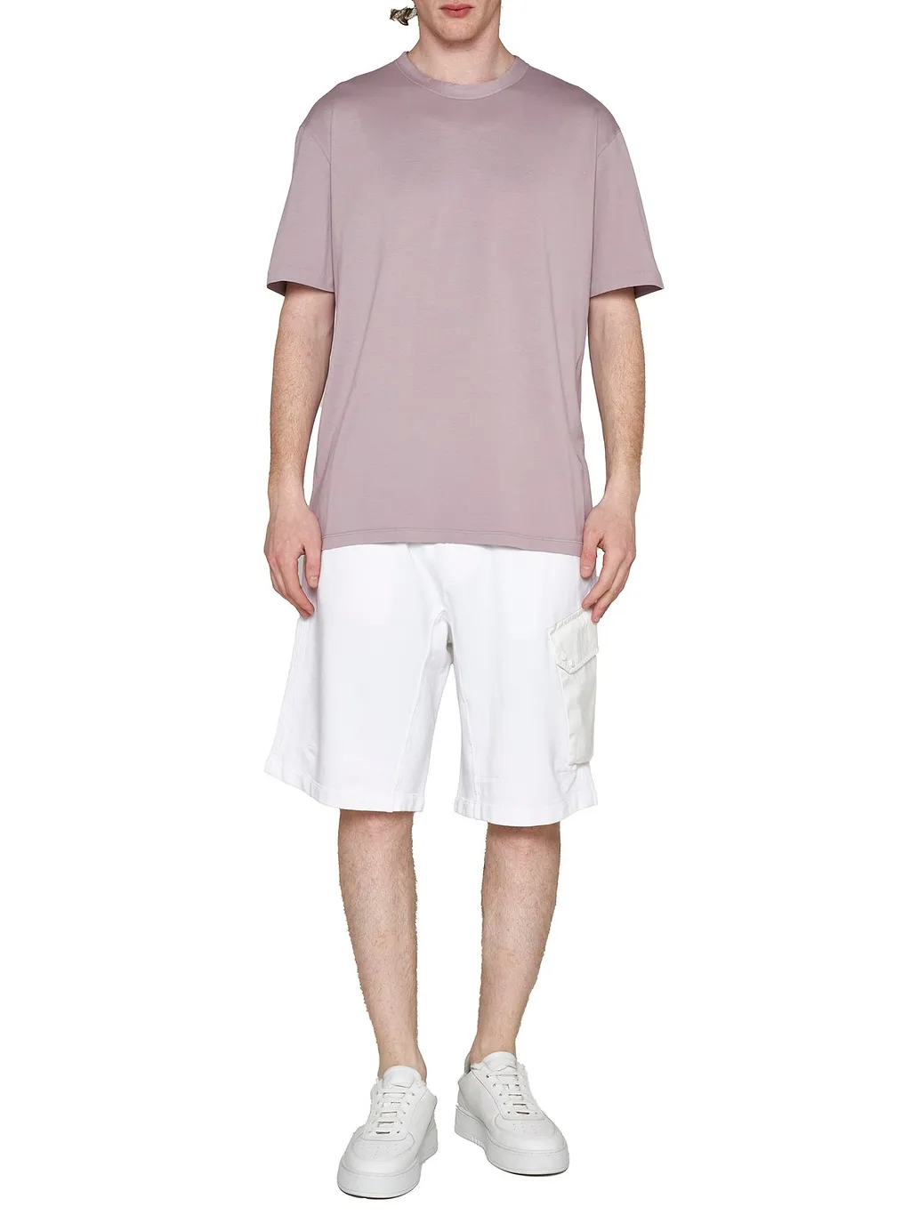 Ten C Logo-Patch Crewneck T-Shirt