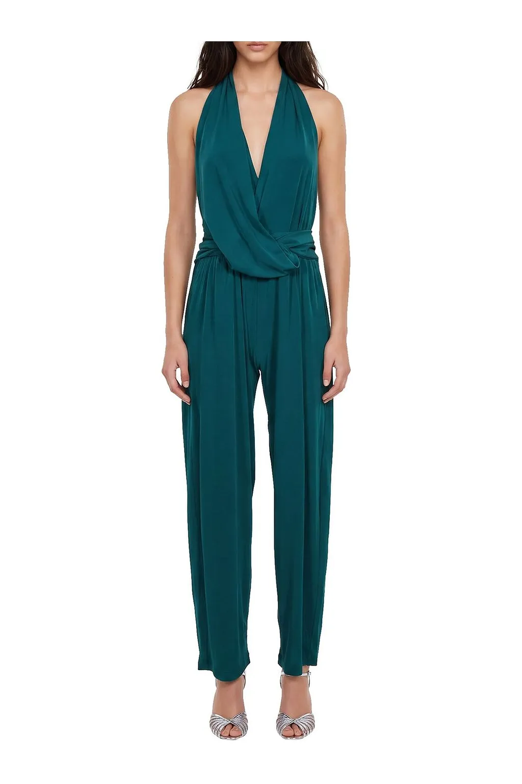 Astra Open-Back Halterneck Jumpsuit