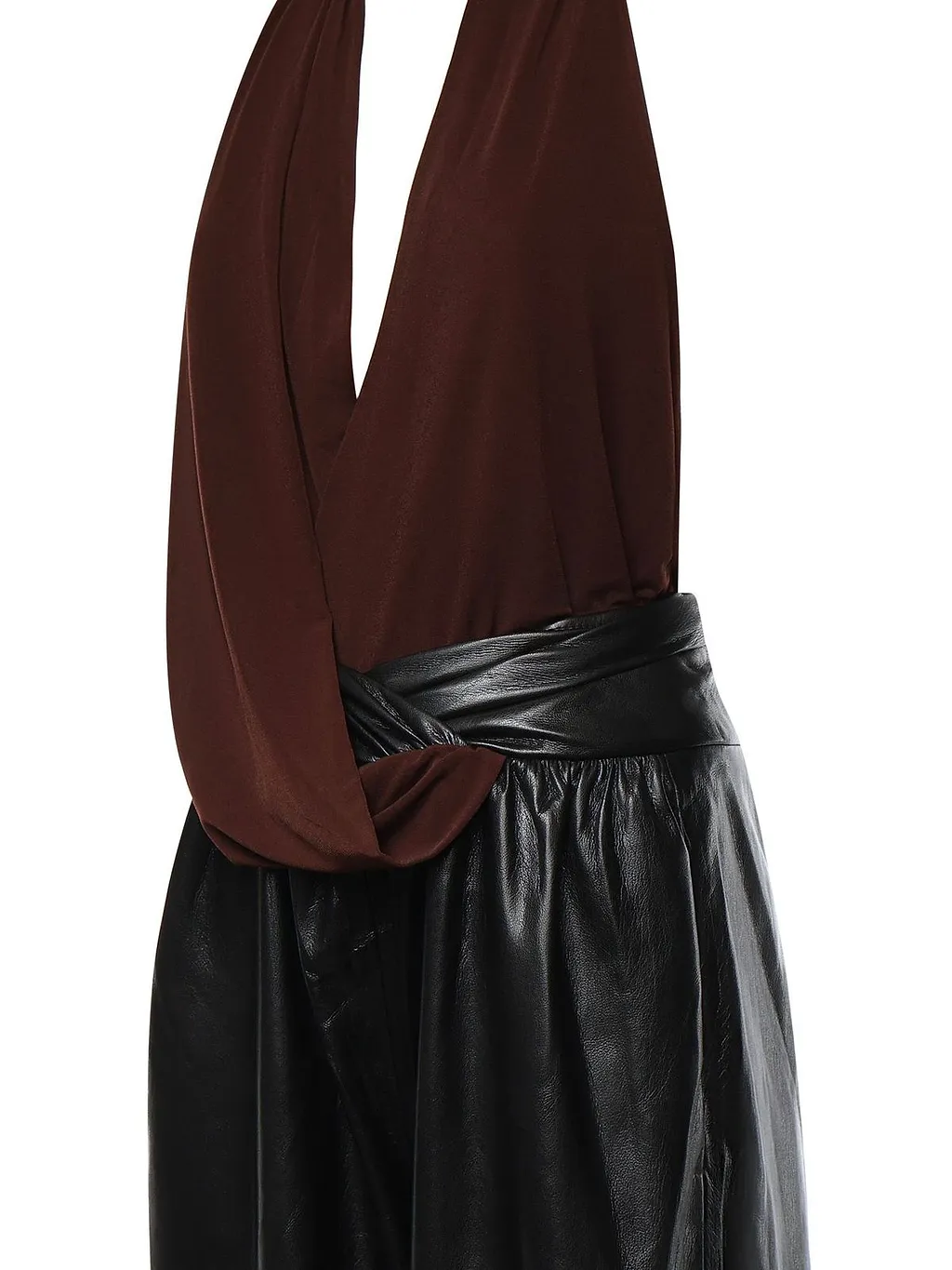 The Andamane Halterneck Draped Jumpsuit