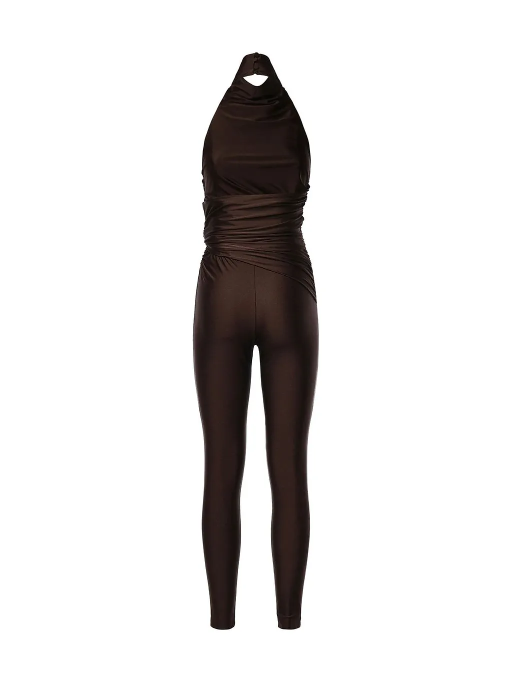 The Andamane Ruched Halterneck Jumpsuit